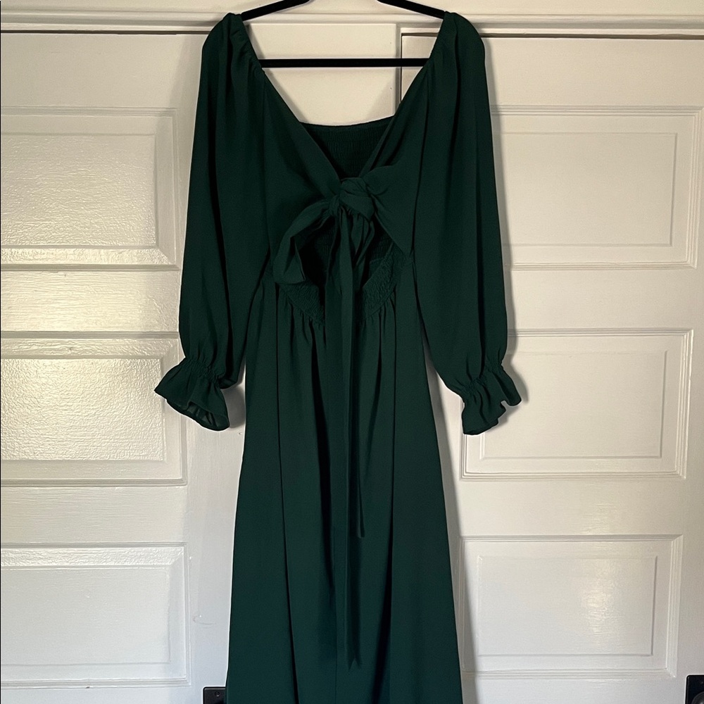Elegant Green Women's Dress
